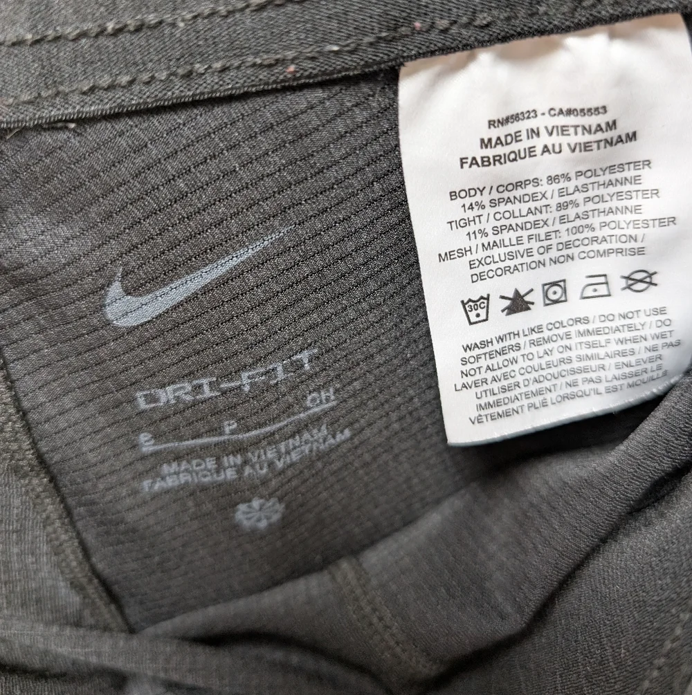 Black Nike Dri-Fit Performance lightweight quick dry Shorts Men’s. Size Small
